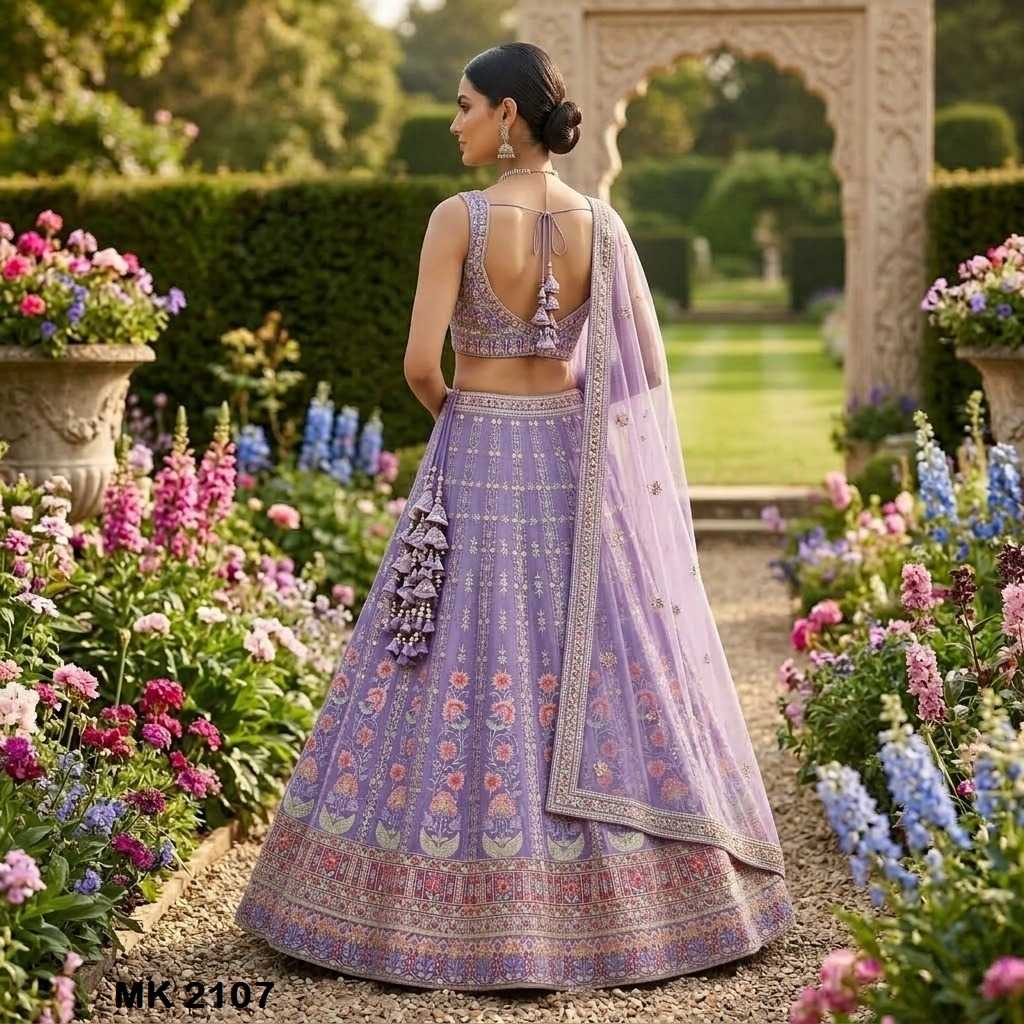 Faux Georgette Wedding Lehenga