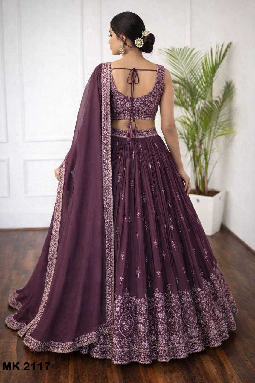Faux Georgette Wedding Lehenga