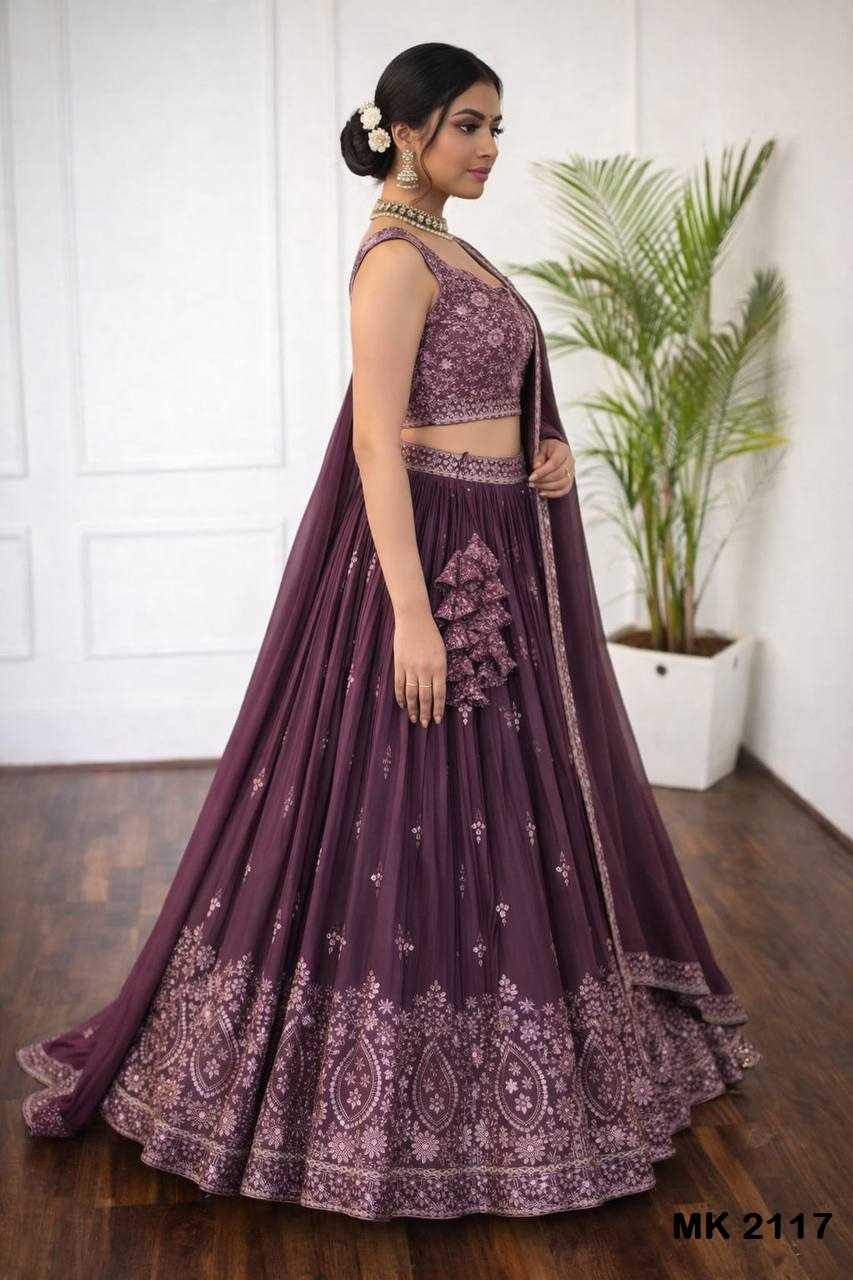 Faux Georgette Wedding Lehenga