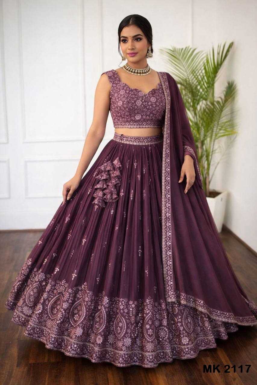 Faux Georgette Wedding Lehenga