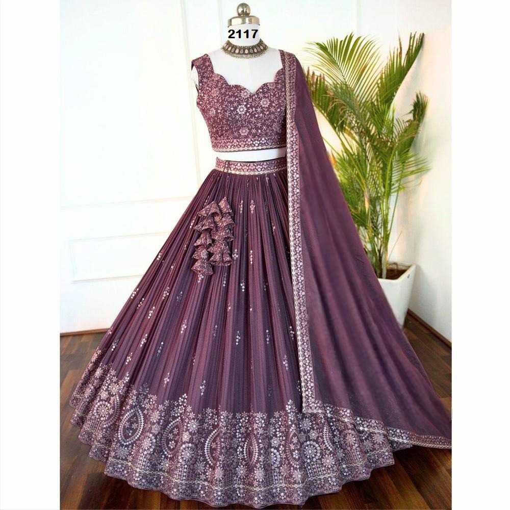 Faux Georgette Wedding Lehenga