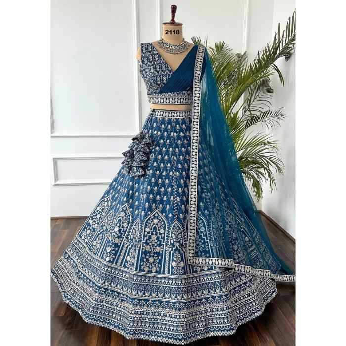 Faux Georgette Designer Lehenga