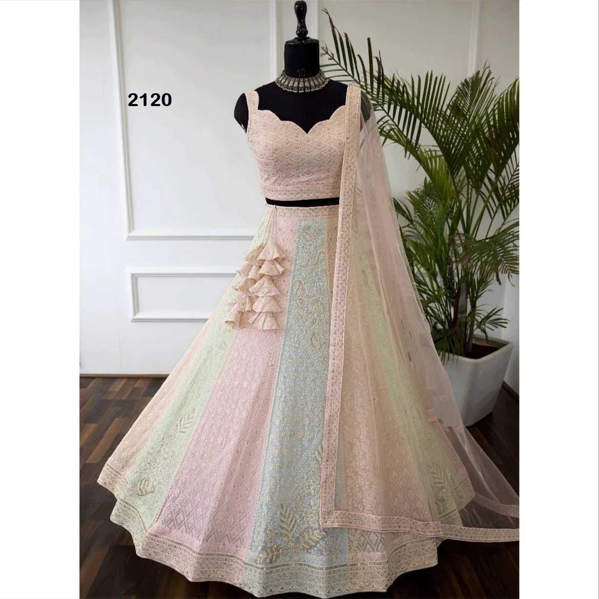 Faux Georgette Designer Lehenga