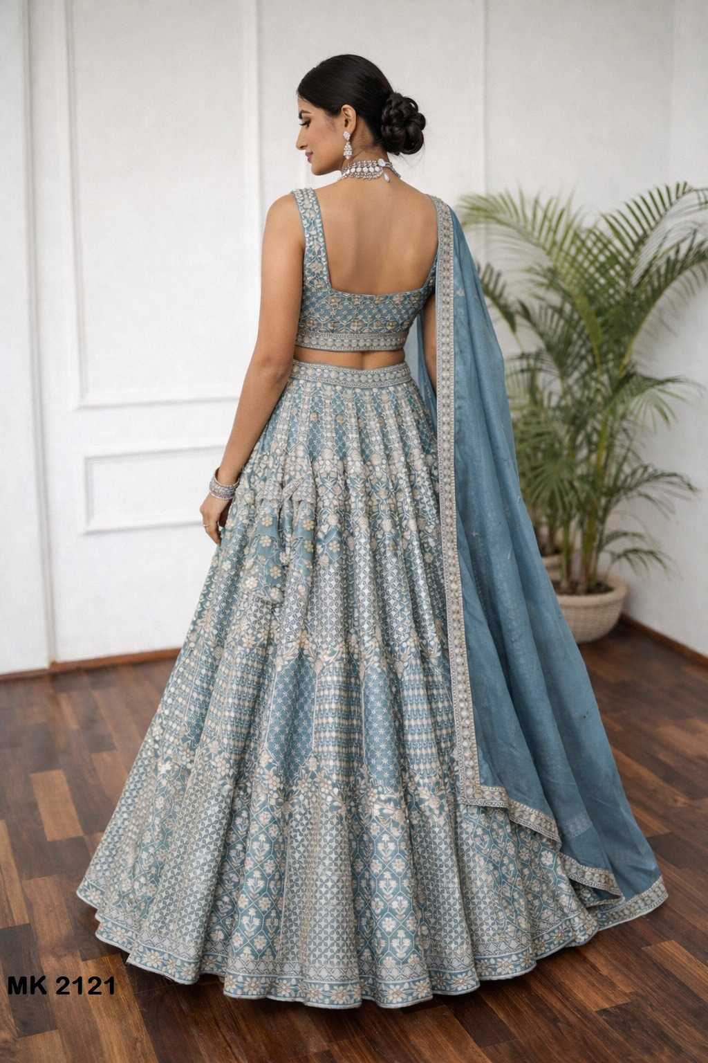 Faux Georgette Fancy Lehenga