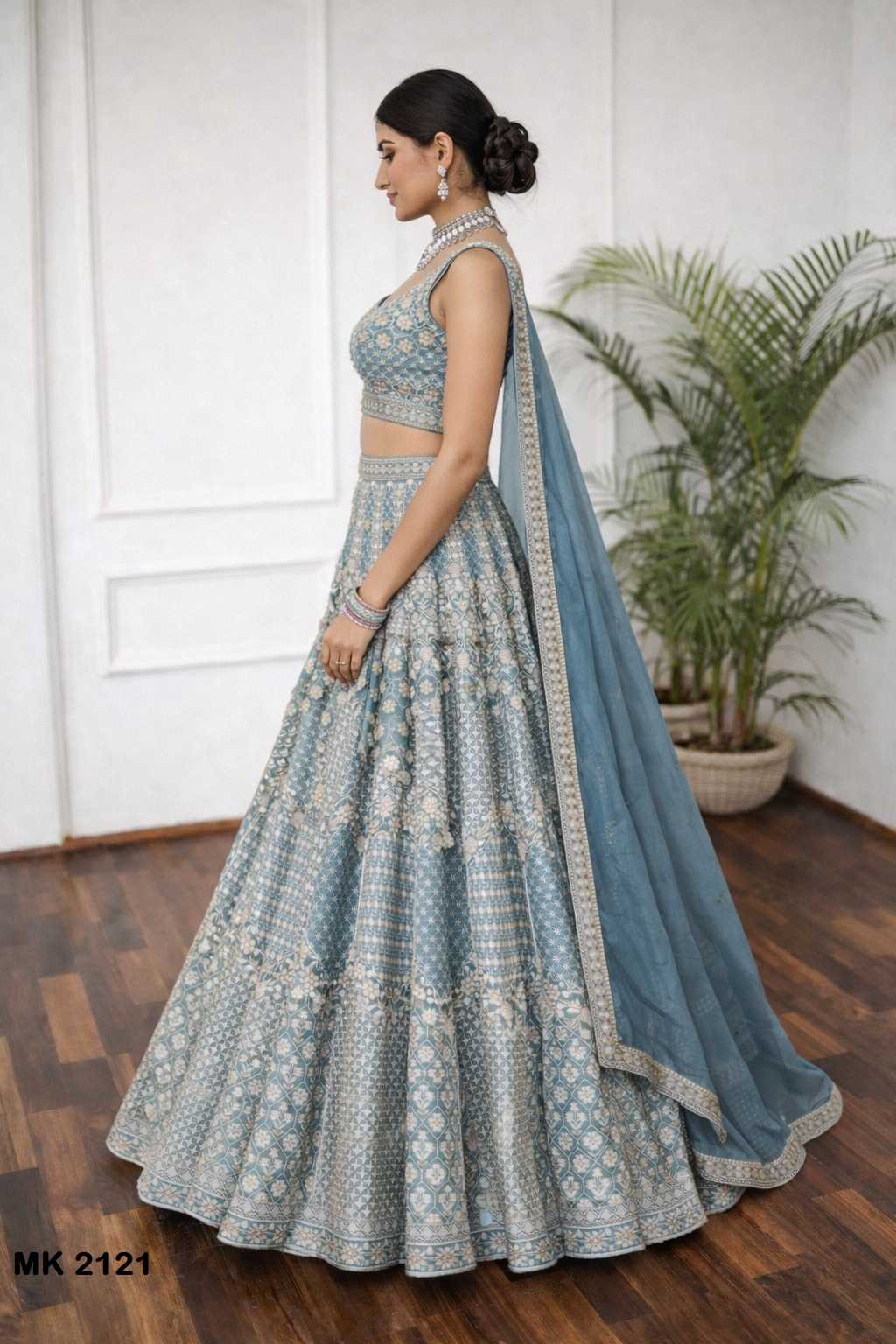 Faux Georgette Fancy Lehenga