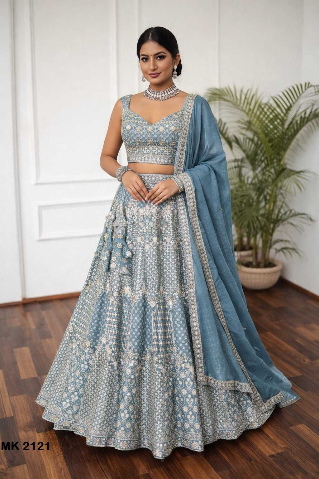 Faux Georgette Fancy Lehenga