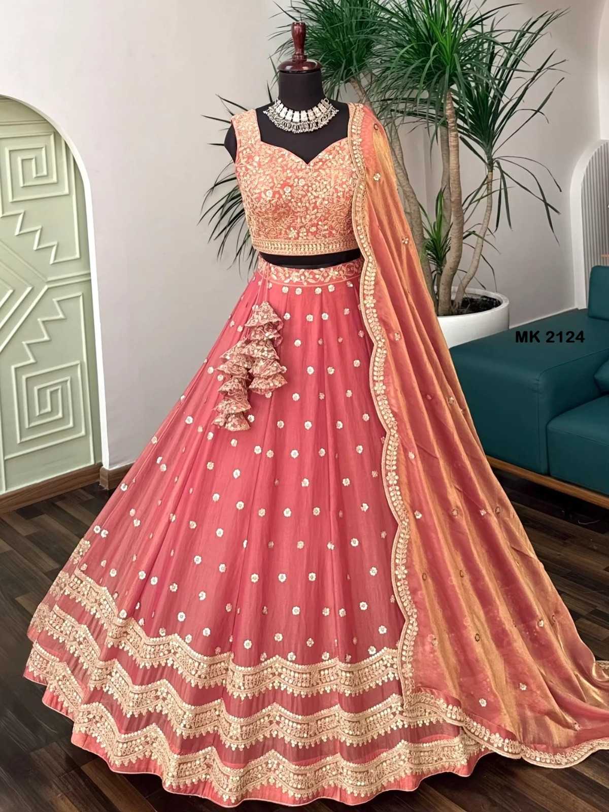 Heavy Silk Designer Lehenga