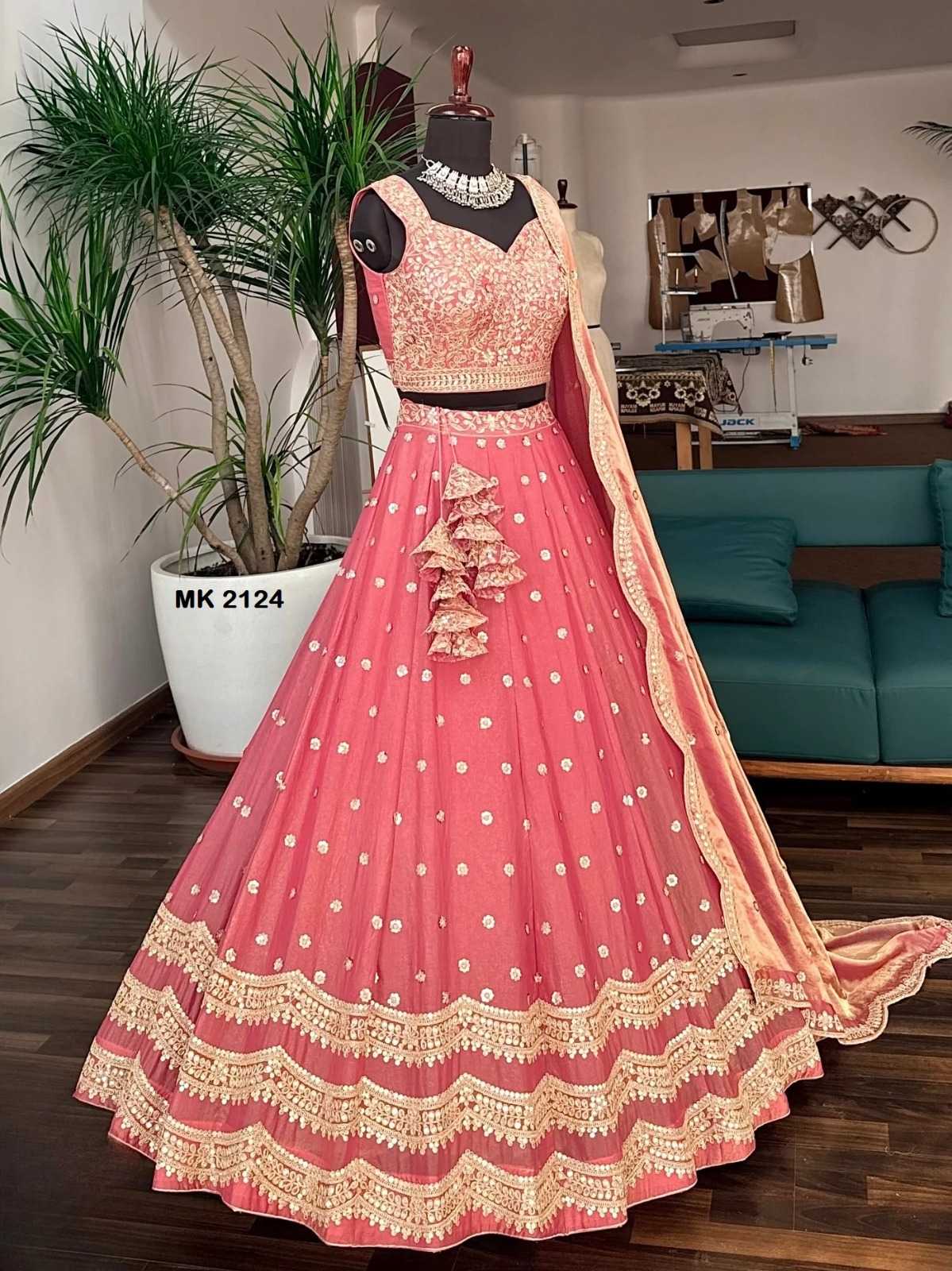 Heavy Silk Designer Lehenga