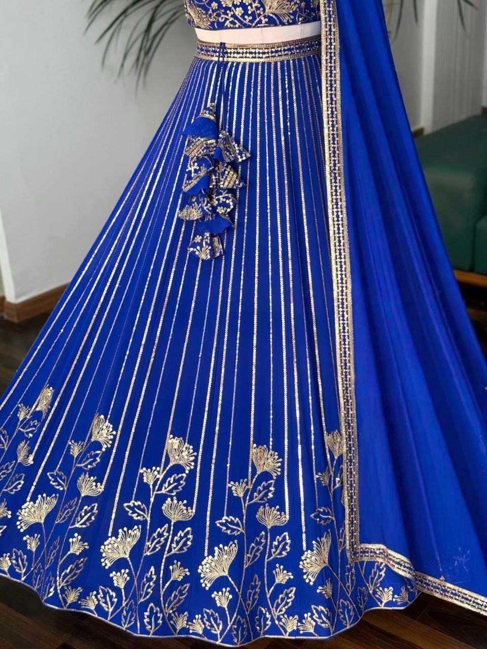 Faux Georgette Traditional Lehenga