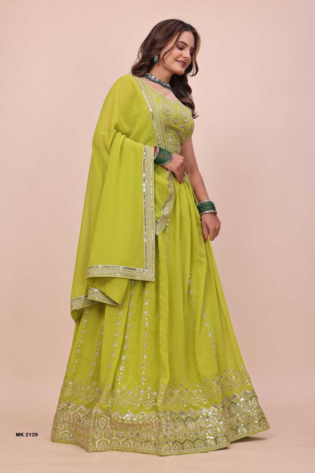 Faux Georgette Designer Lehenga