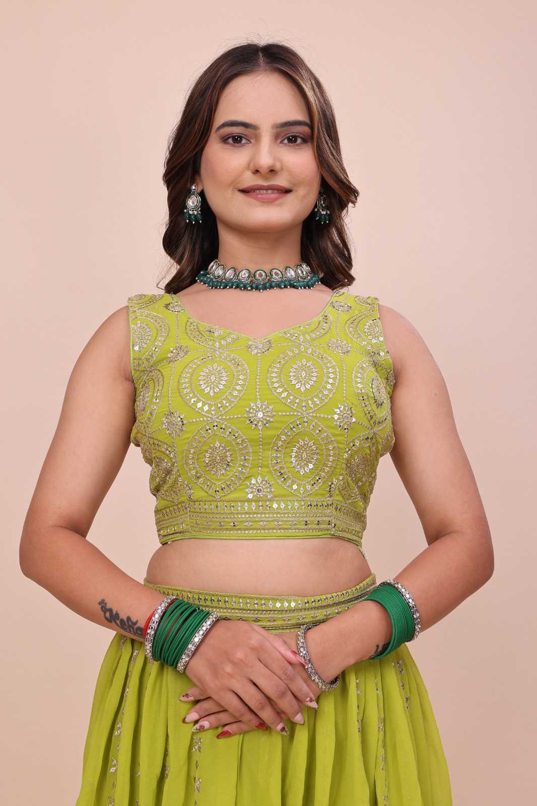 Faux Georgette Designer Lehenga