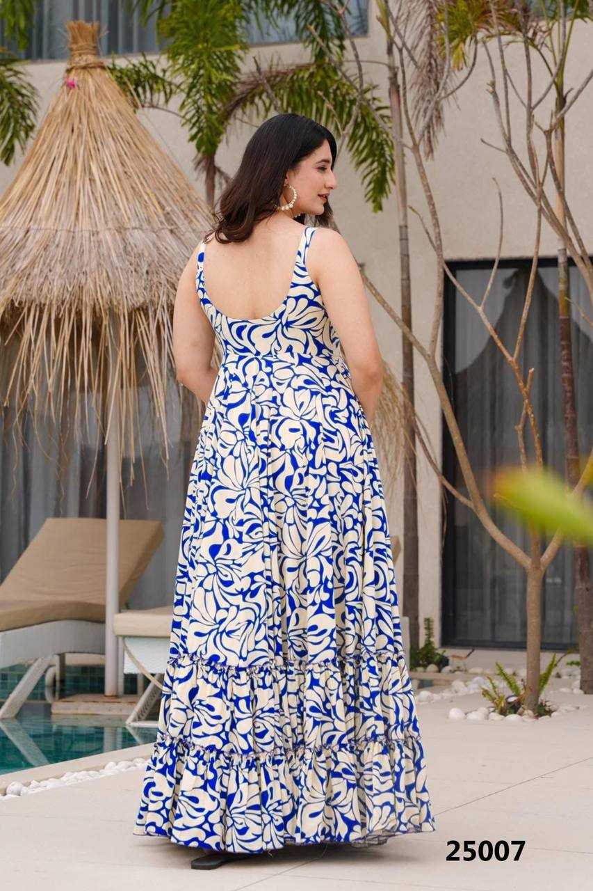 Rayon Printed Gown