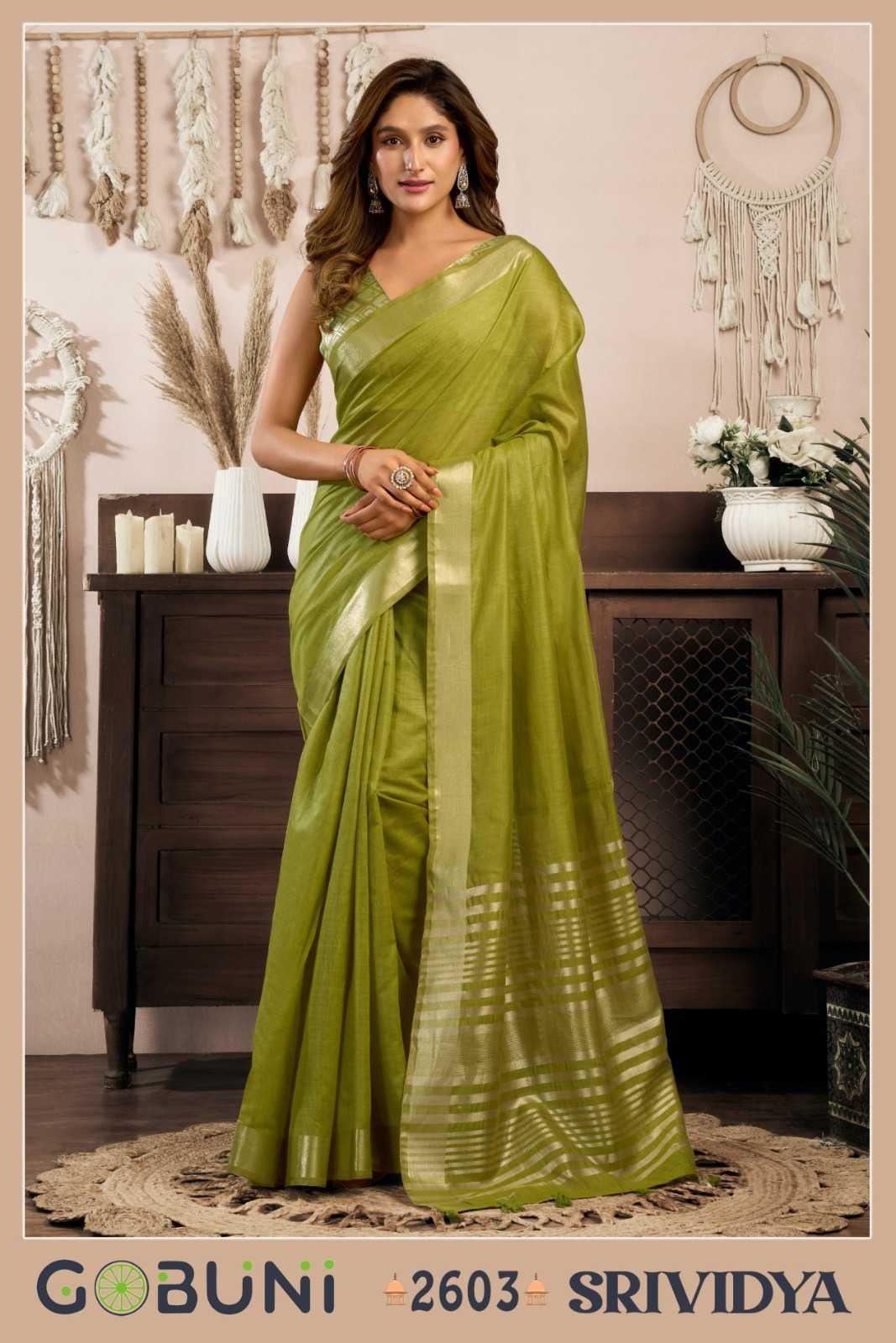 Khadi Cotton Designer Saree