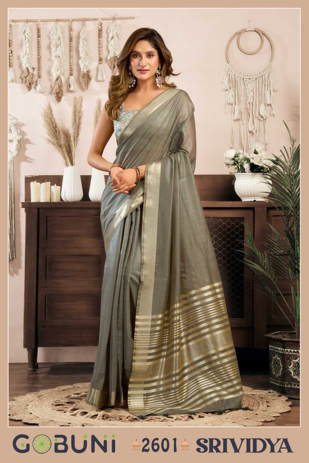 Khadi Cotton Designer Saree