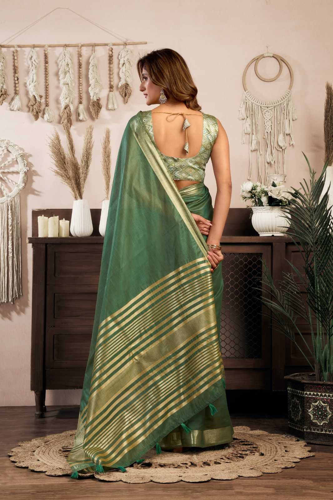 Khadi Cotton Designer Saree