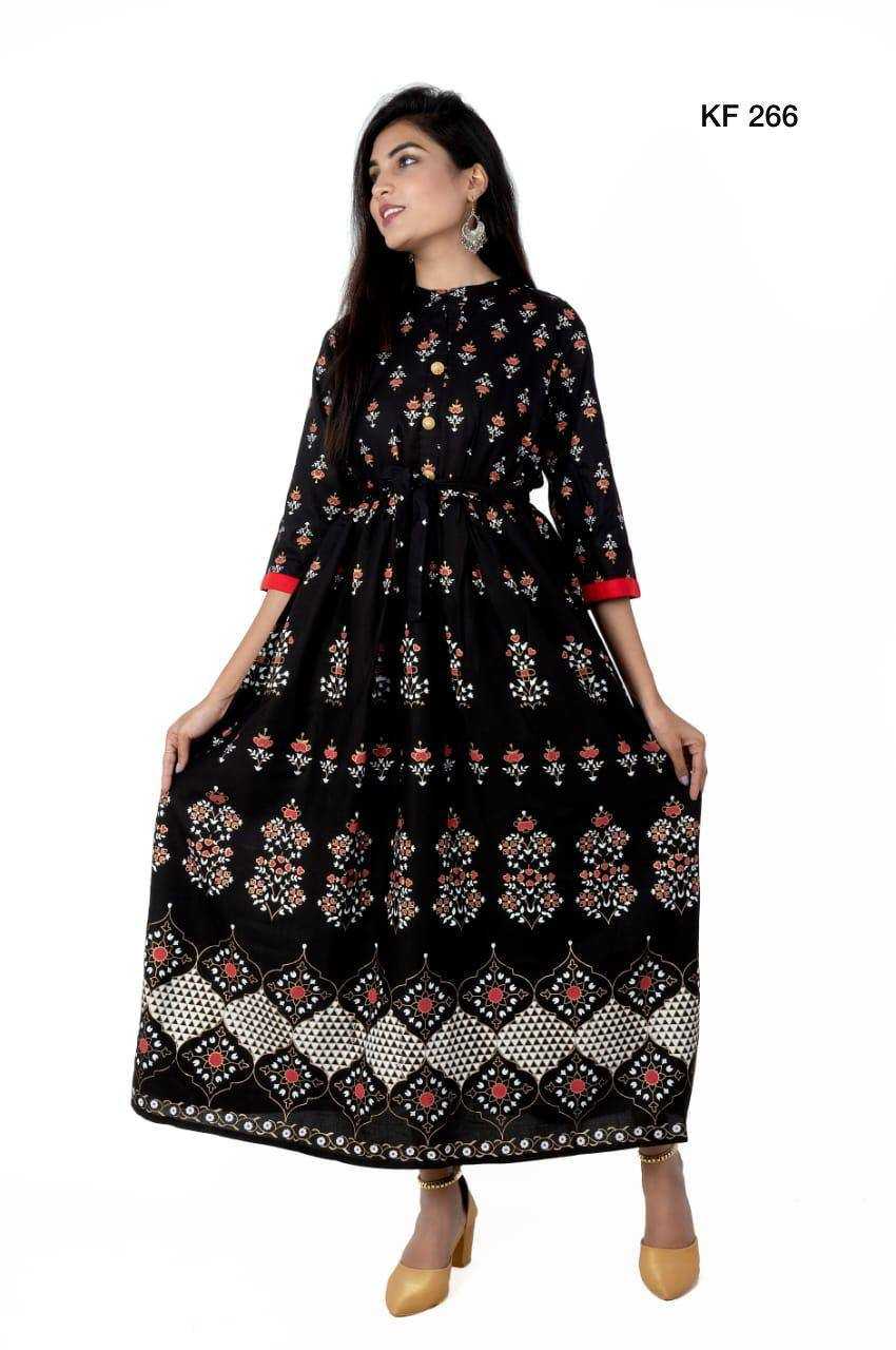 Heavy Rayon Printed Gown