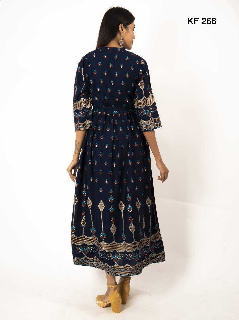 Rayon Printed Gown