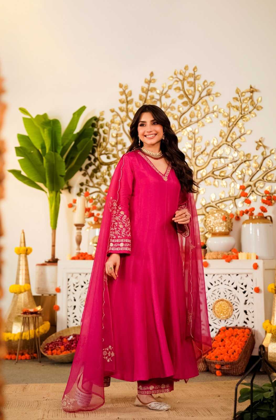 Viscose Chanderi Party Wear Kurti
