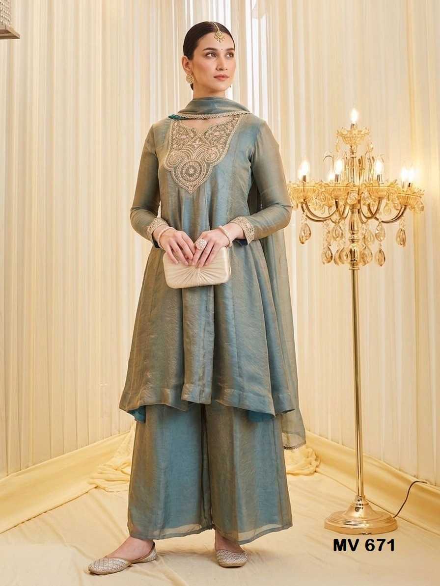 Heavy Silk Embroidery Suit