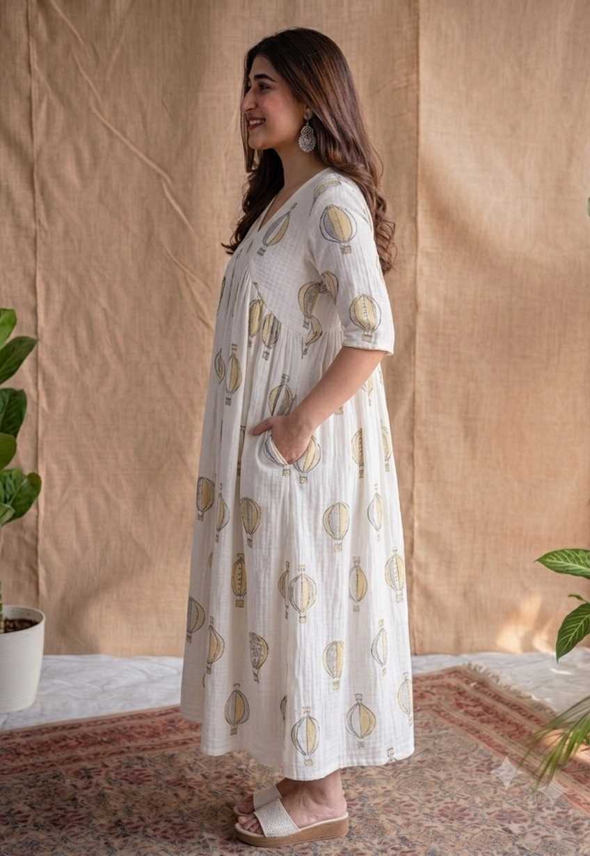 Cotton Party Gown