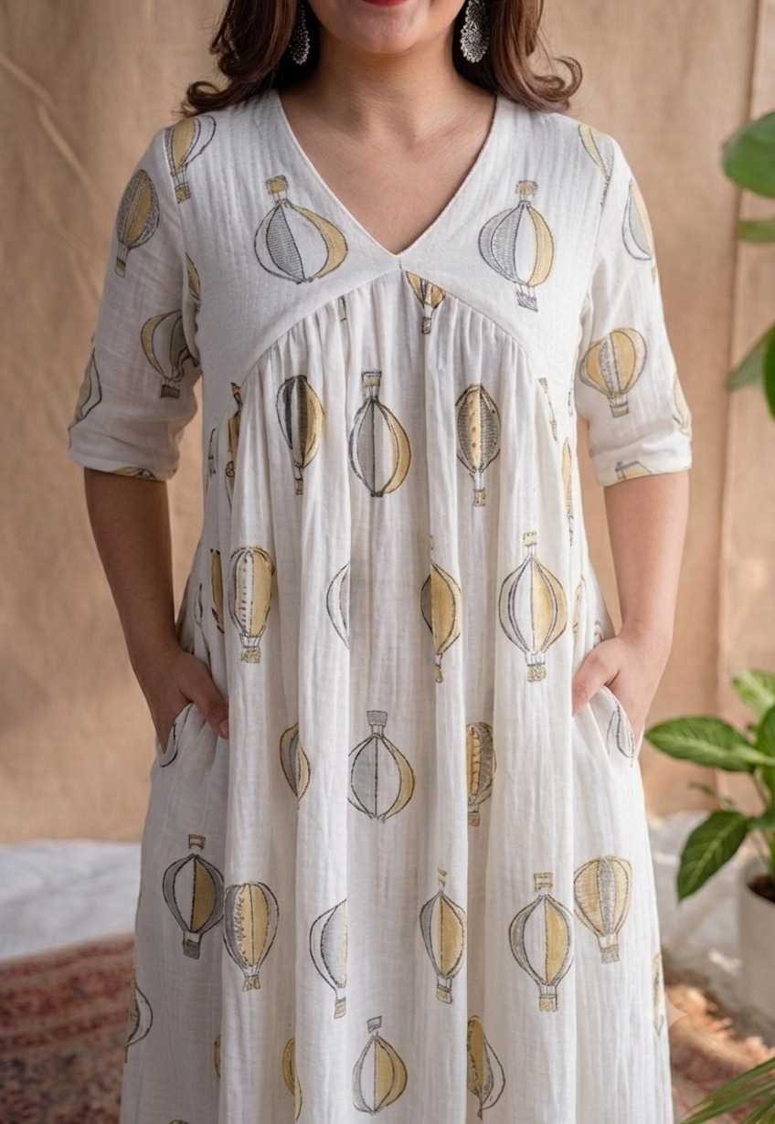 Cotton Party Gown