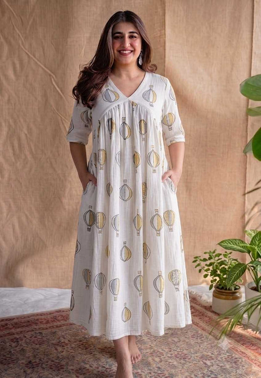 Cotton Party Gown