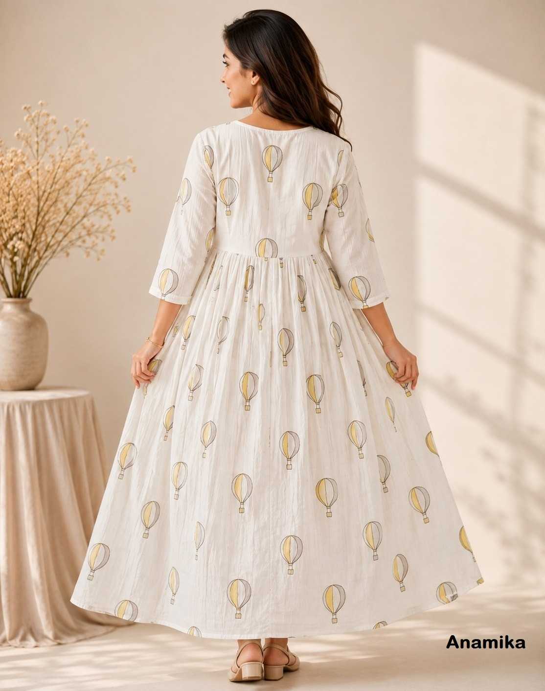 Anamika Cotton Printed Gown