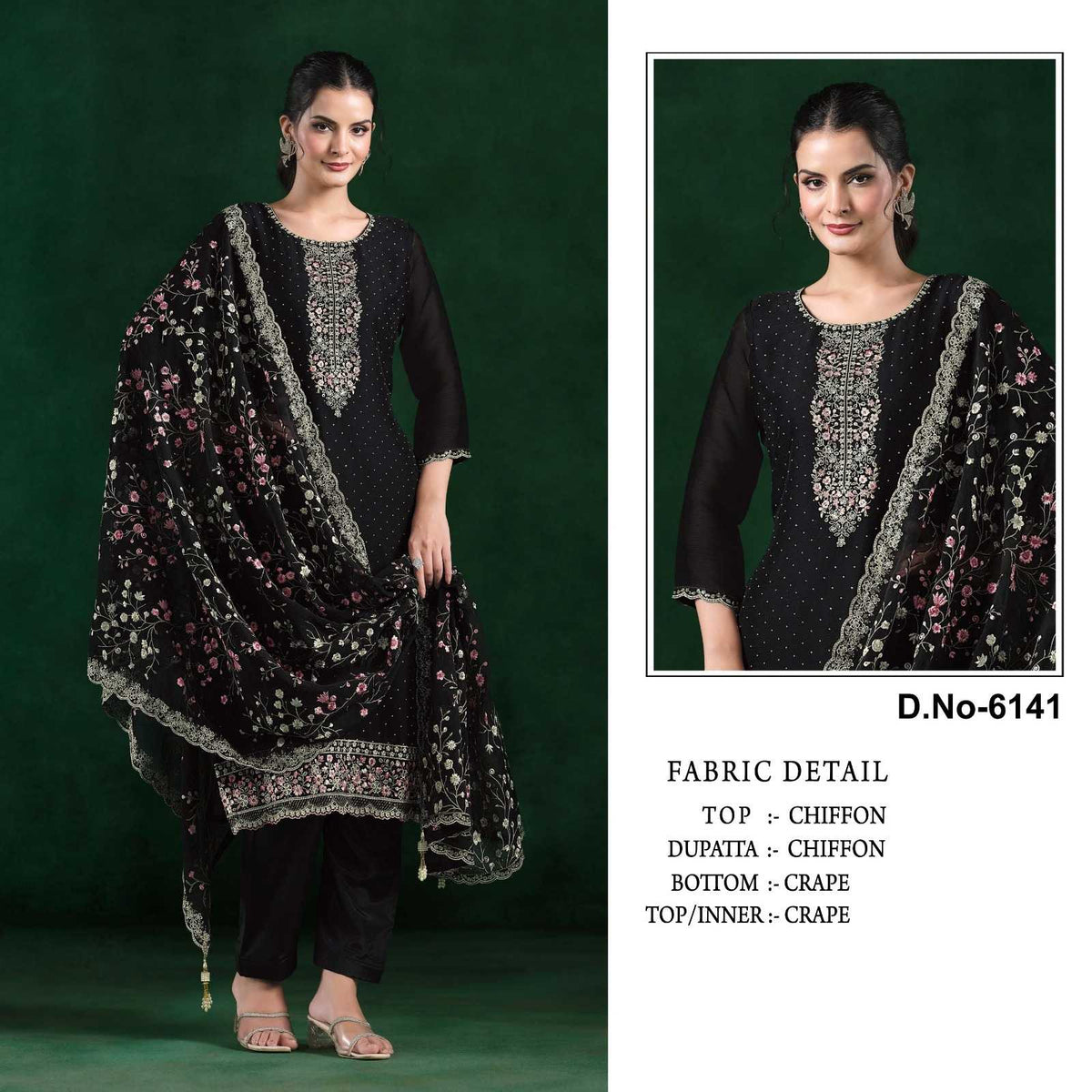 Anikaa Chiffon Ladies Suit