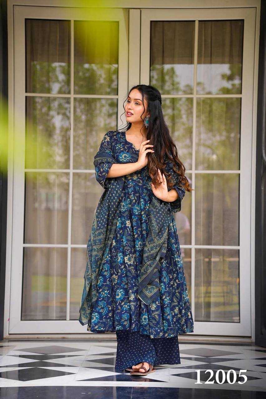 Clora Muslin Silk Printed Kurti