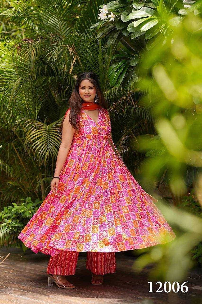 Clora Muslin Silk Printed Kurti