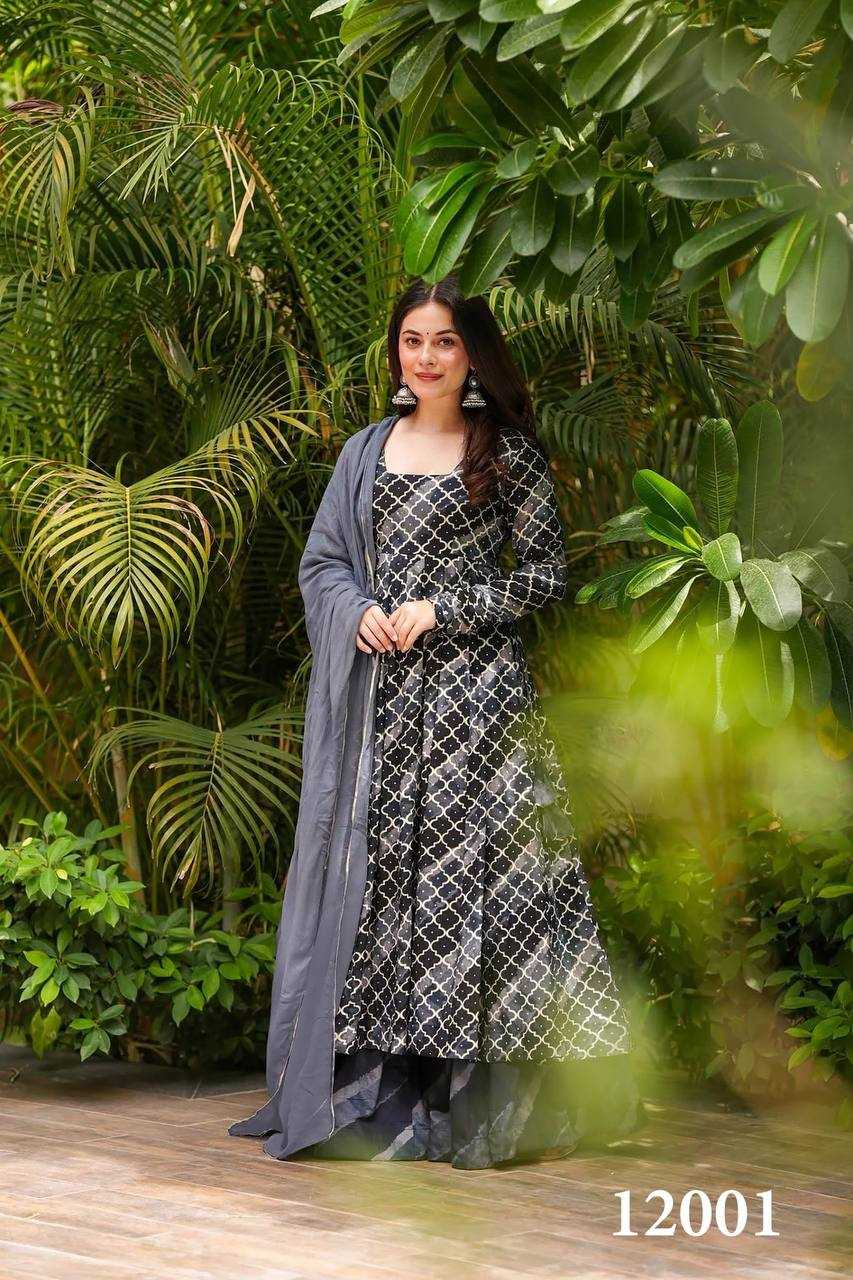 Clora Muslin Silk Printed Kurti