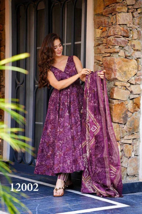 Clora Muslin Silk Printed Kurti