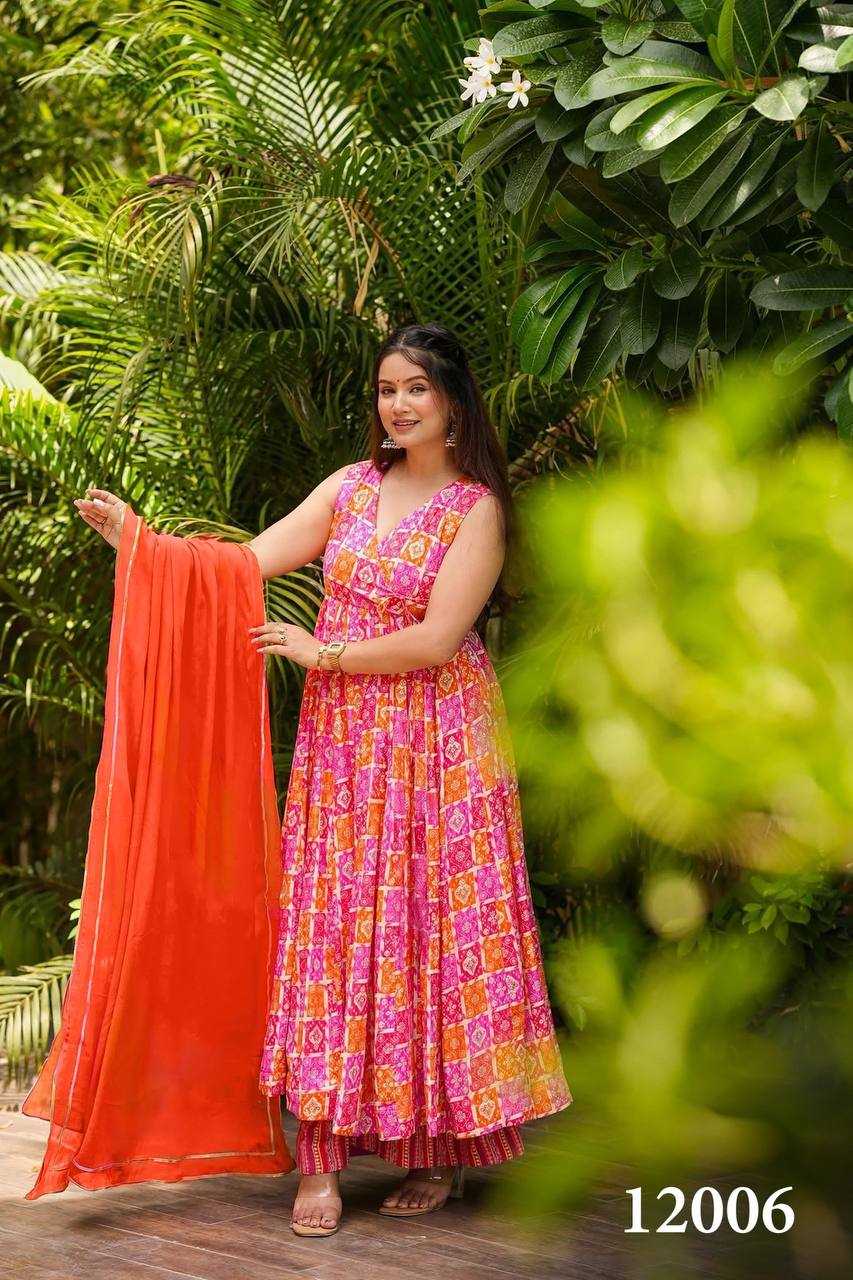 Clora Muslin Silk Printed Kurti