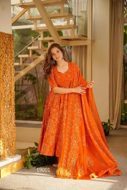 Clora Heavy Muslin Designer Kurti