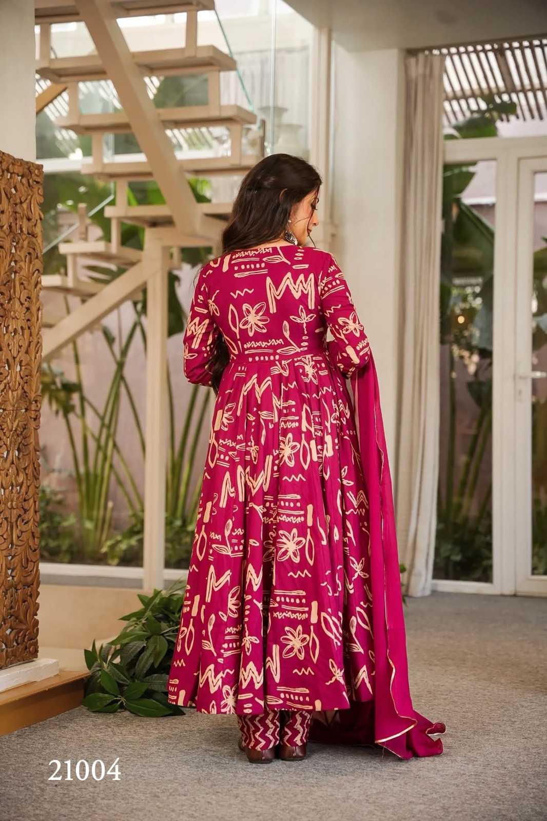 Clora V Muslin Silk Designer Kurti