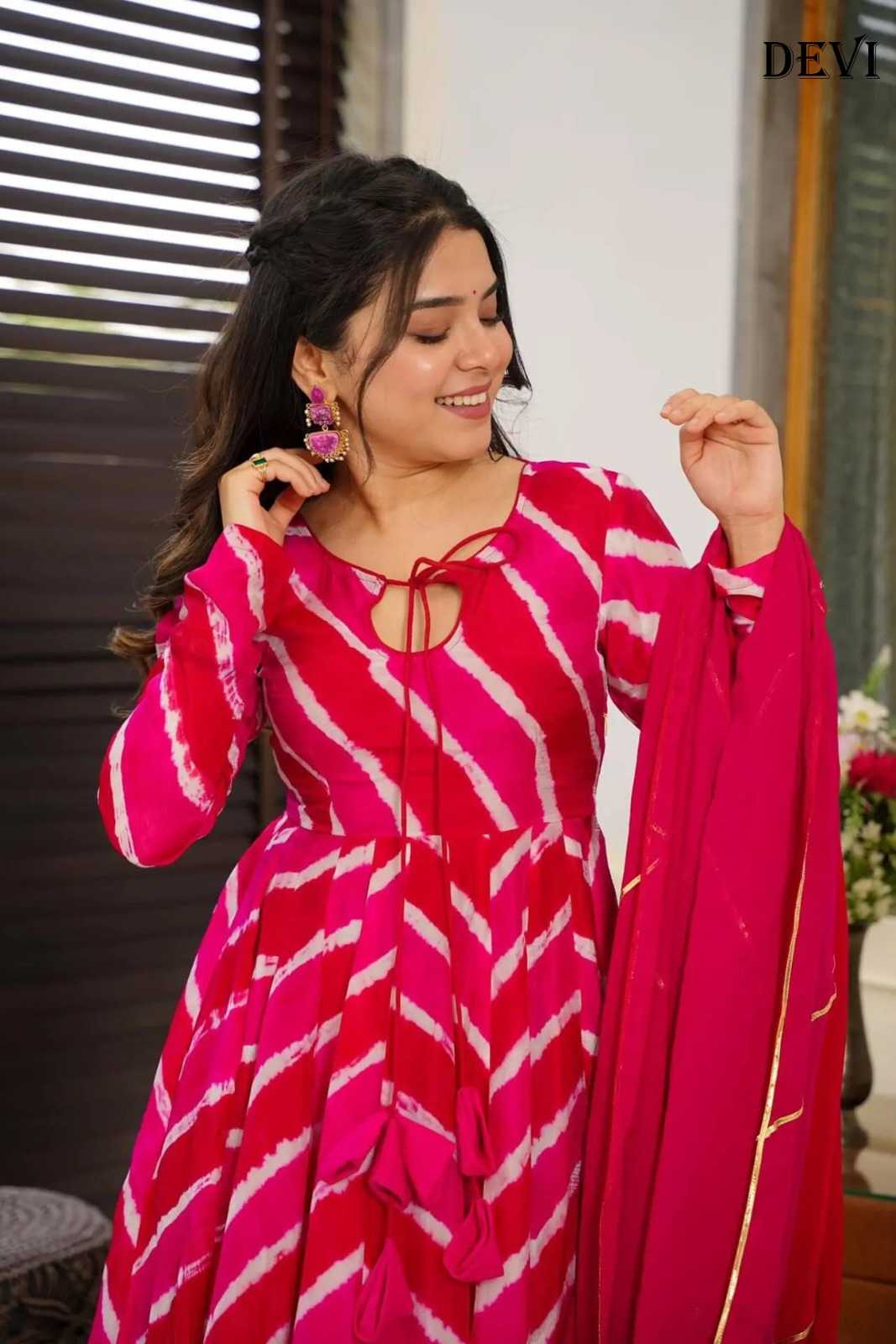 Printed Gown