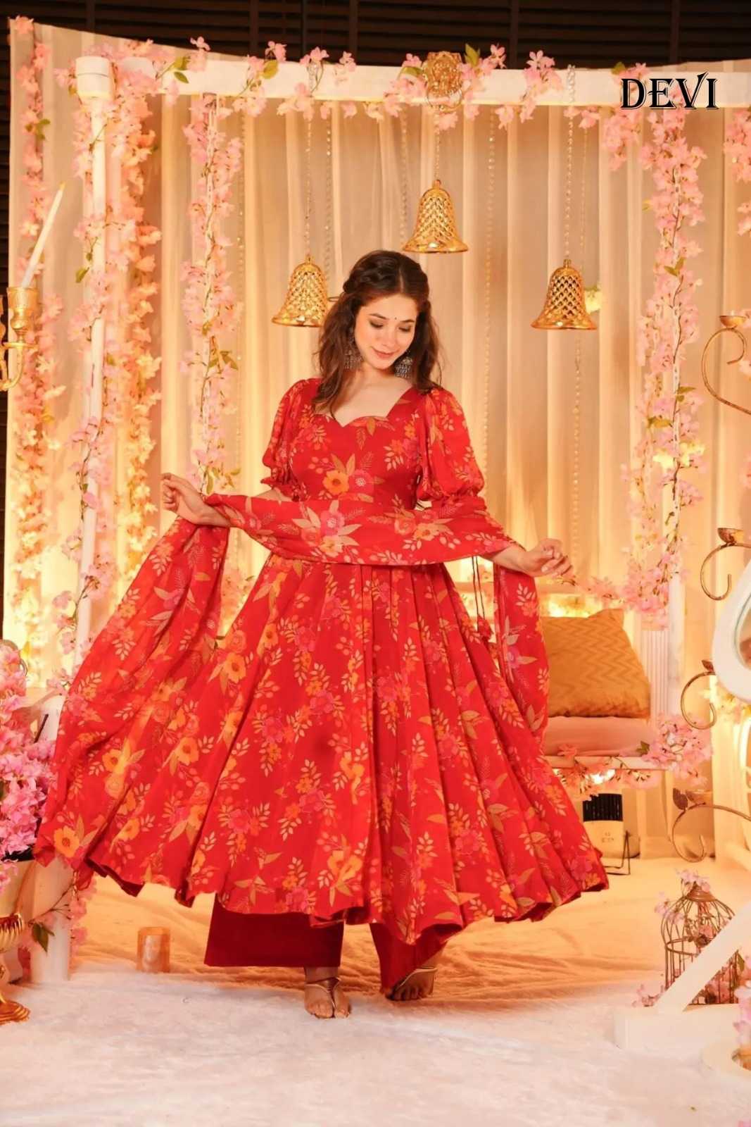 Printed Gown