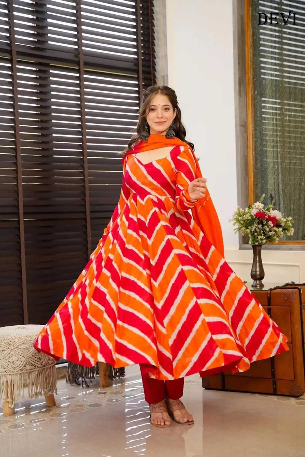 Printed Gown