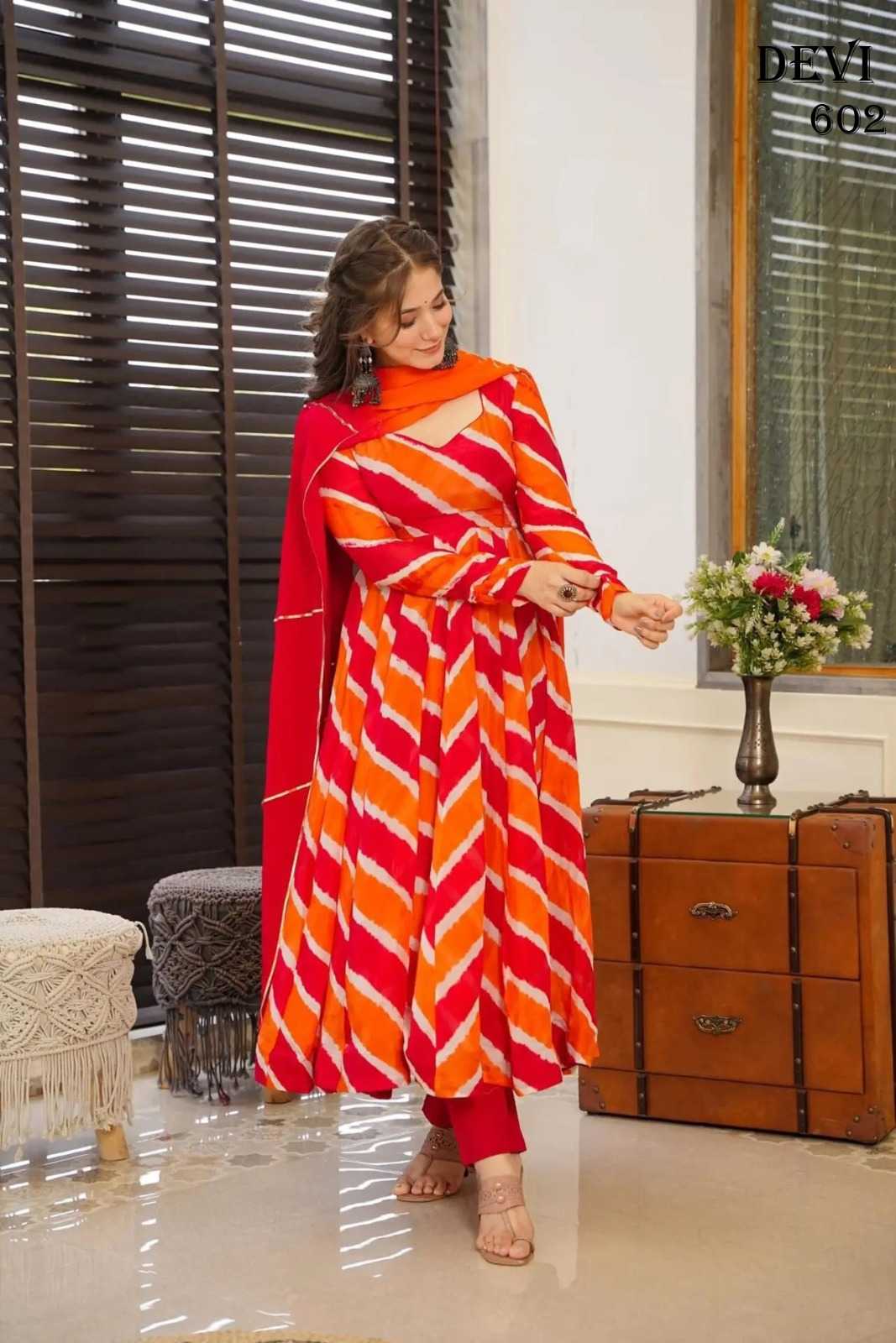 Printed Gown