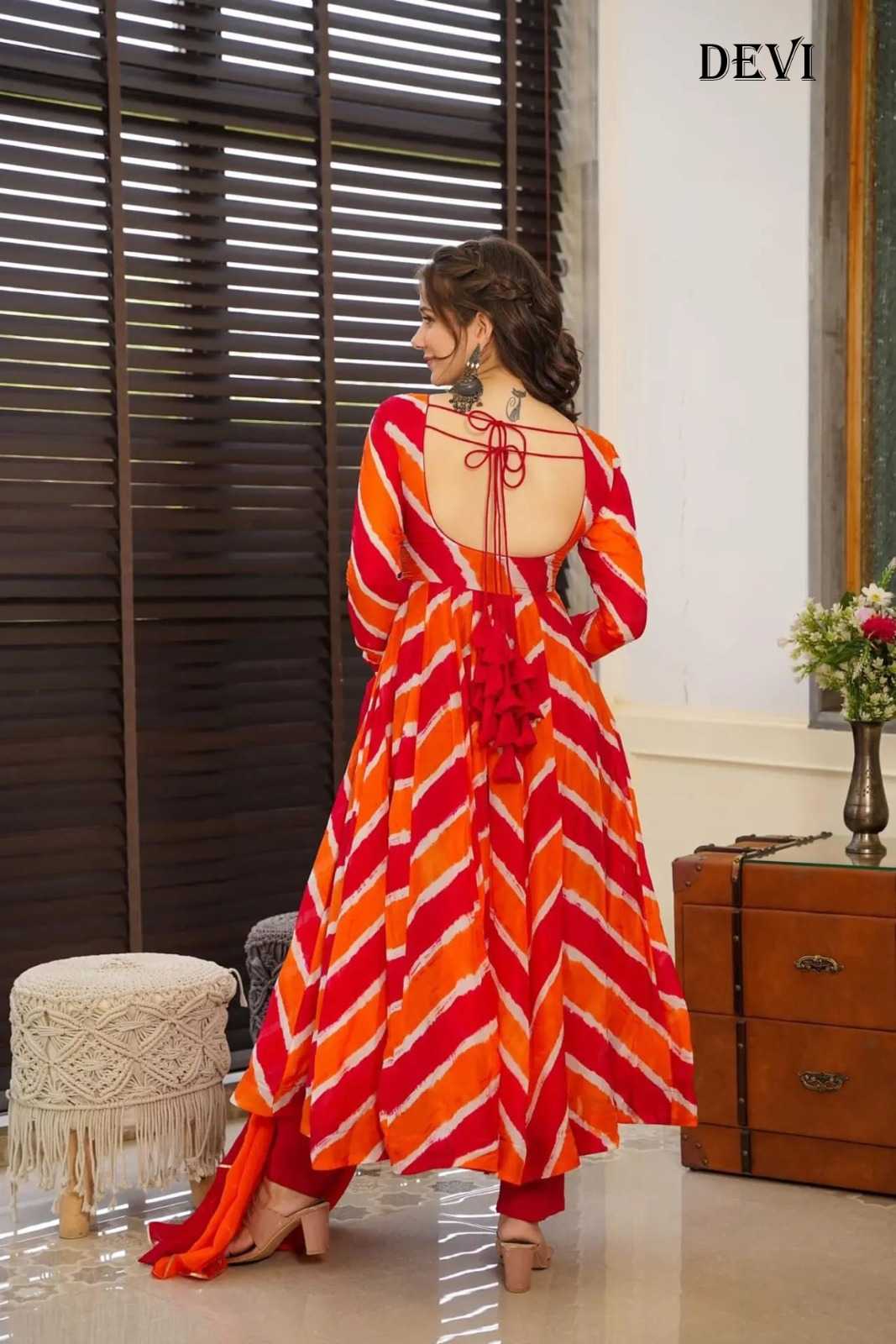 Printed Gown