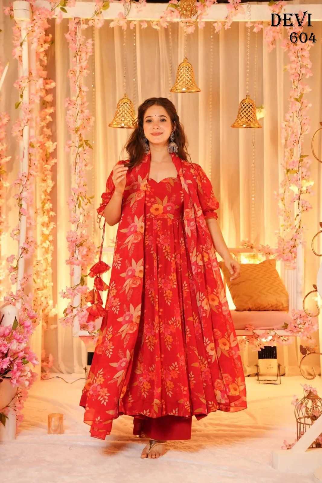 Printed Gown