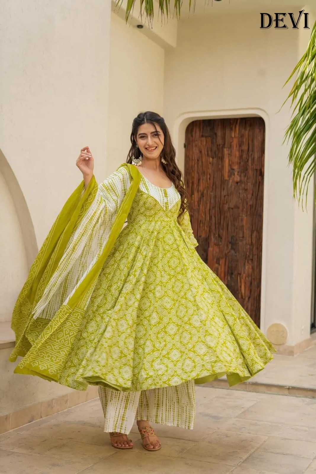 Muslin Silk Printed Suit