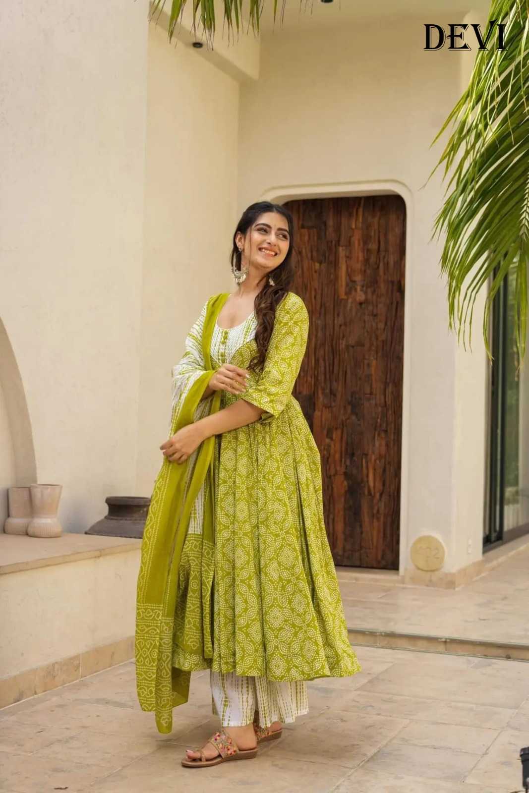 Muslin Silk Printed Suit