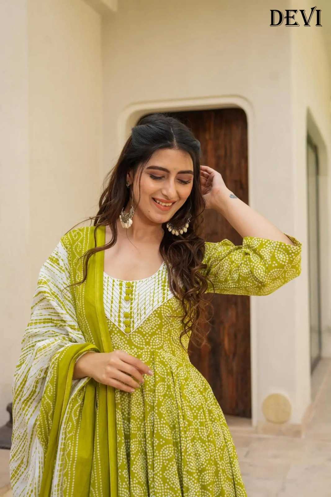 Muslin Silk Printed Suit