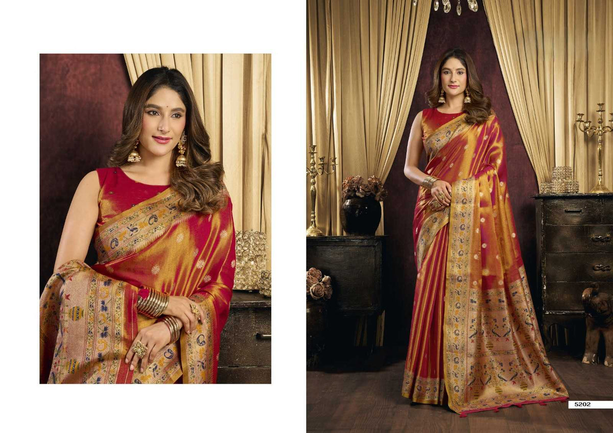 Gobuni Saira Tissue Silk Traditional Saree