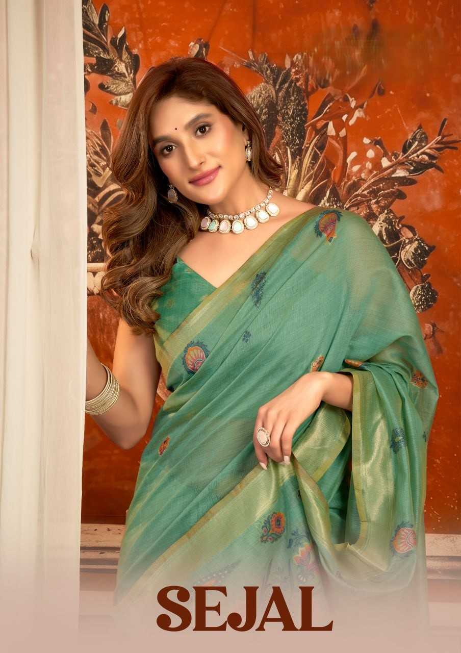 Gobuni Sejal Cotton Fancy Saree