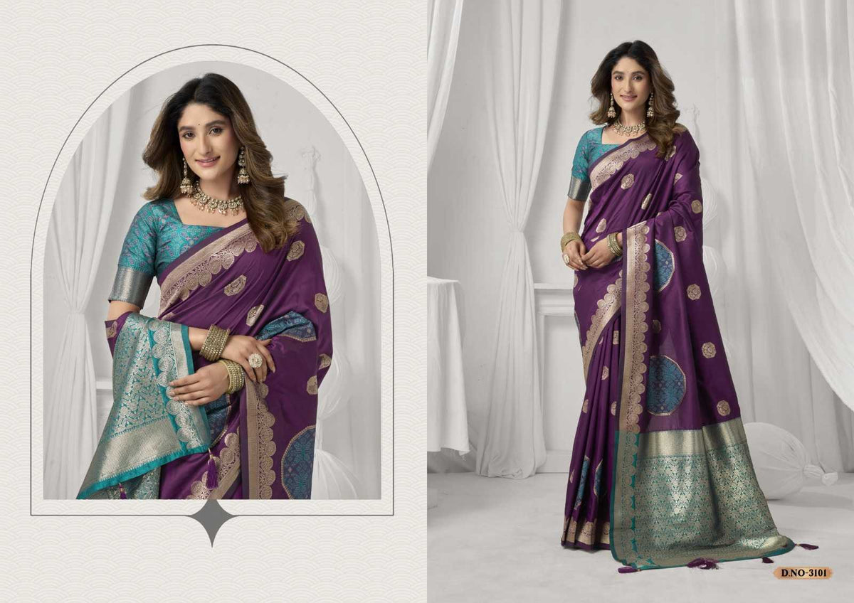 Gobuni Shraddha Soft Silk Heavy Saree