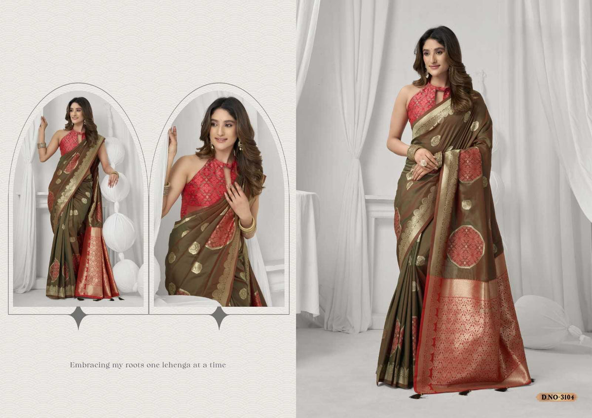 Gobuni Shraddha Soft Silk Heavy Saree