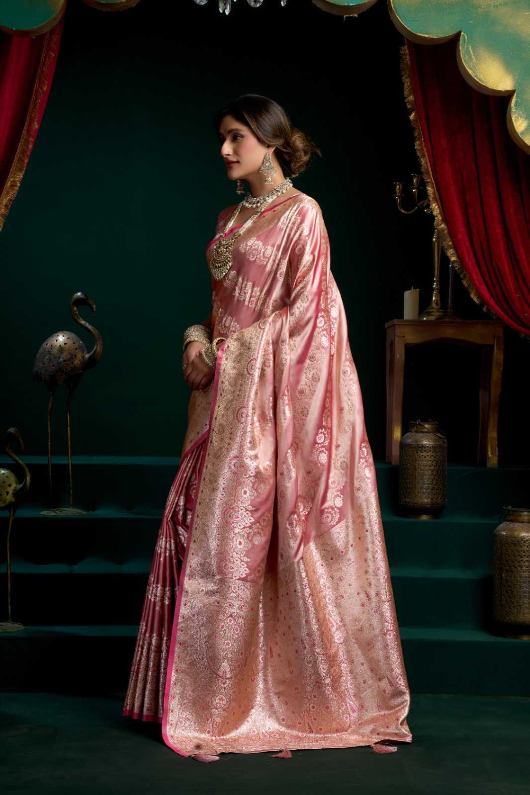 Gobuni Shreemati Satin Silk Traditional Saree