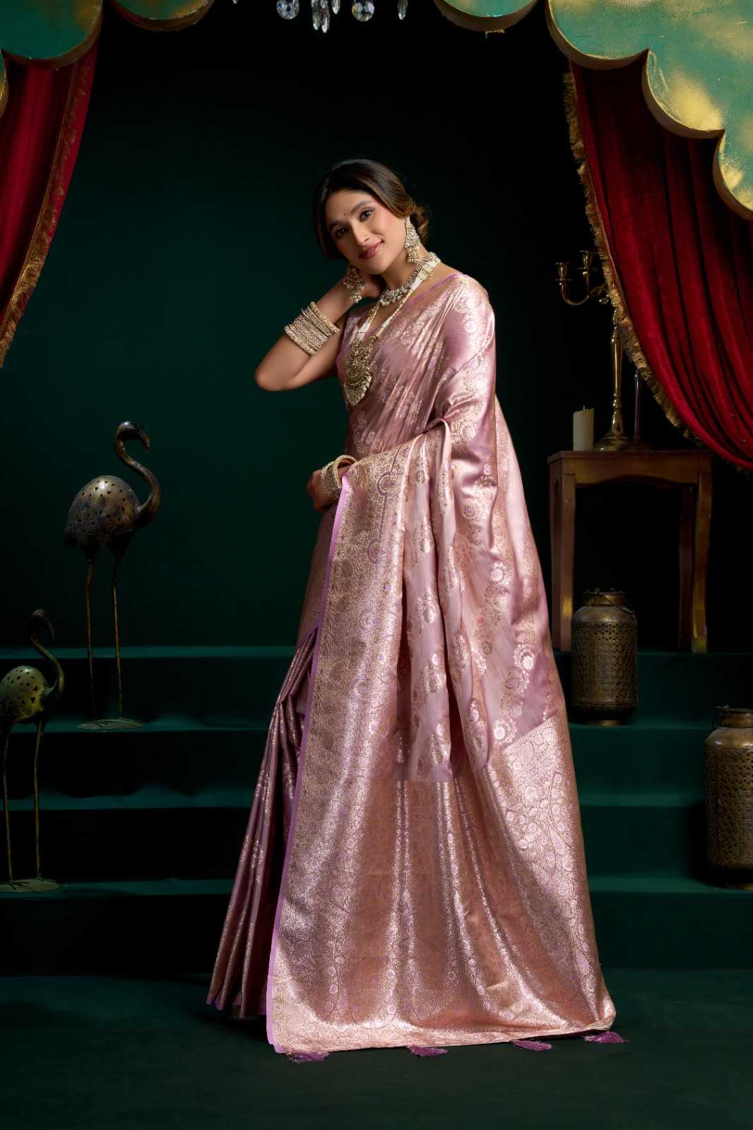 Gobuni Shreemati Satin Silk Traditional Saree